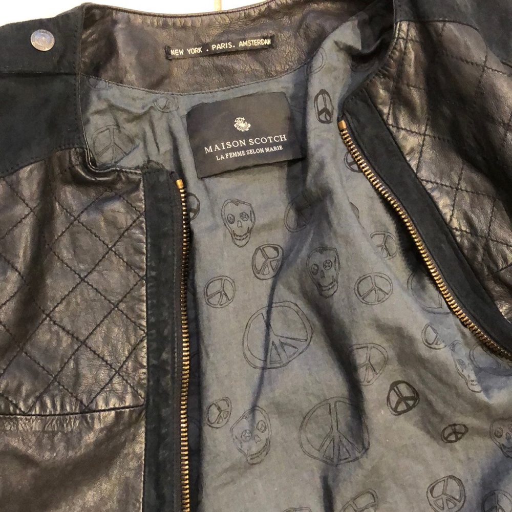 Rare Maison Scotch leather Jacket - Picture 5 of 7